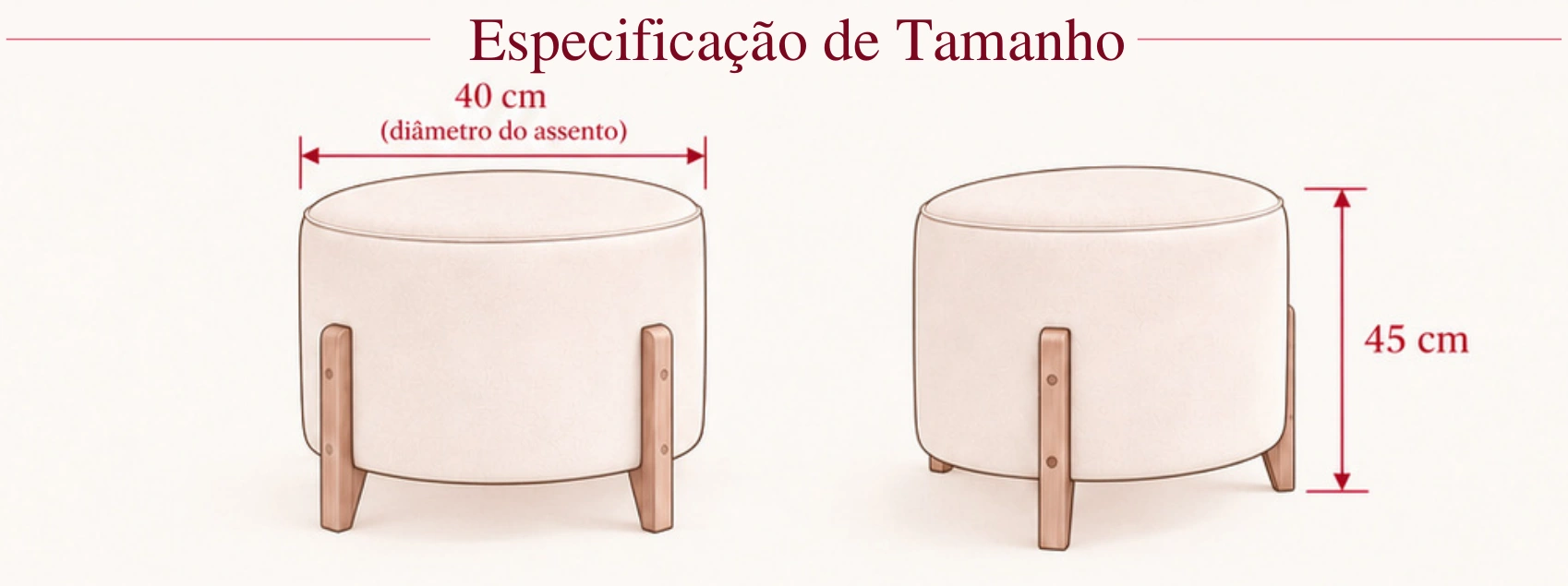 Especificação de tamanho