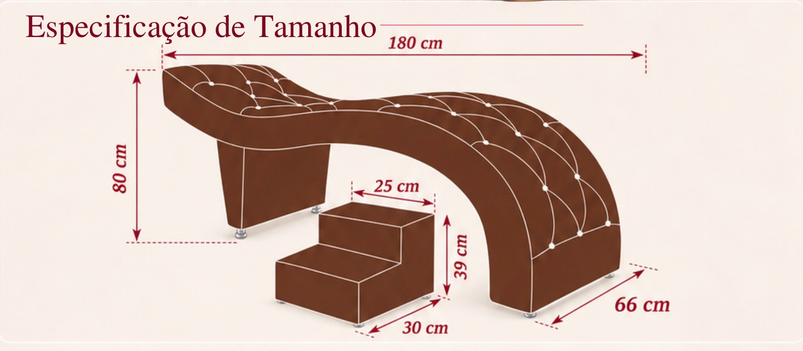 Especificação de tamanho